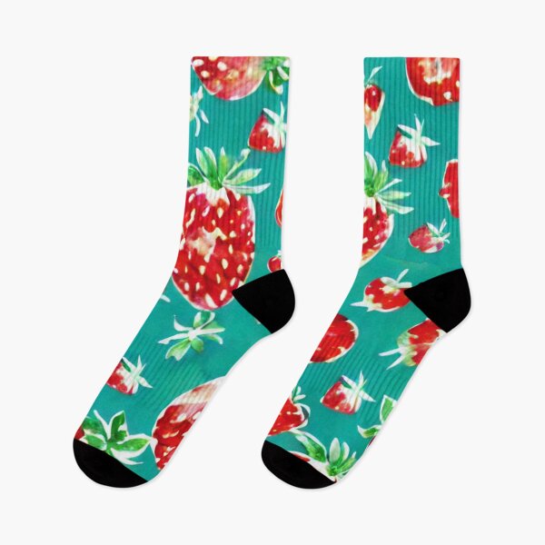 Item preview, Cute Cottagecore Strawberry Pattern designed and sold by AuraDesigner.