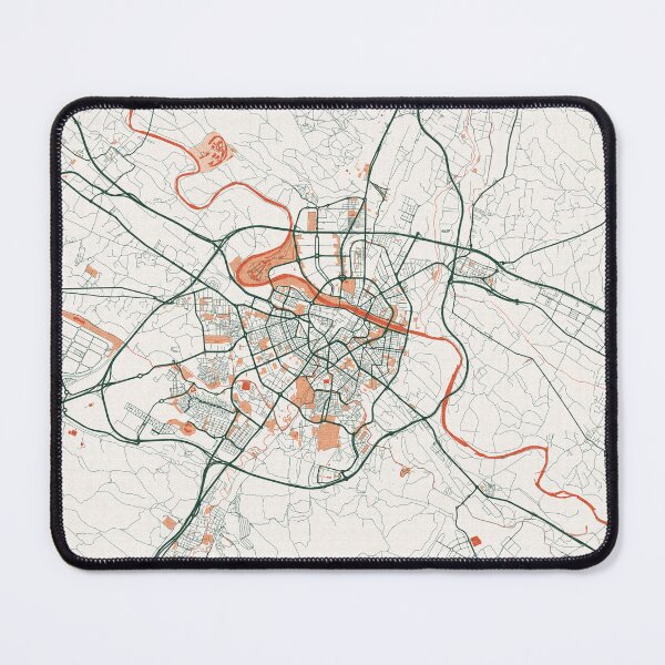Item preview, Zaragoza City Map of Aragon, Spain - Bohemian designed and sold by deMAP.