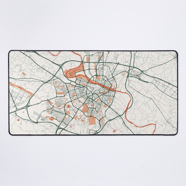 Item preview, Zaragoza City Map of Aragon, Spain - Bohemian designed and sold by deMAP.