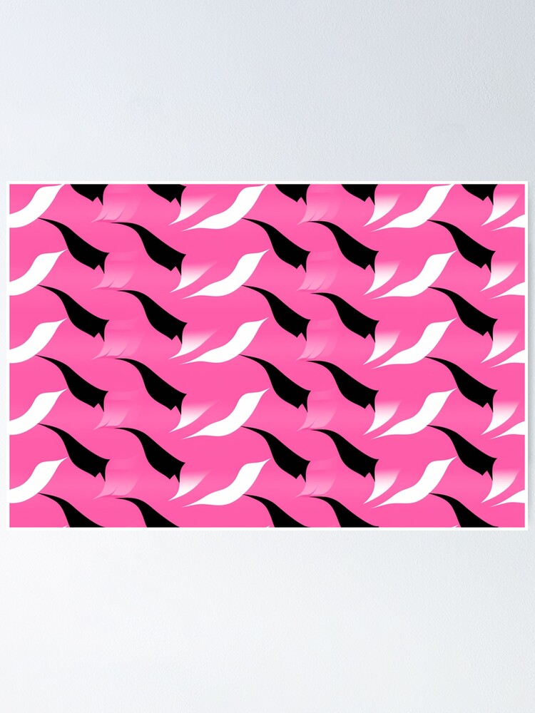Thumbnail 1 of 3, Poster, Houndstooth Pattern designed and sold by SideSignal.