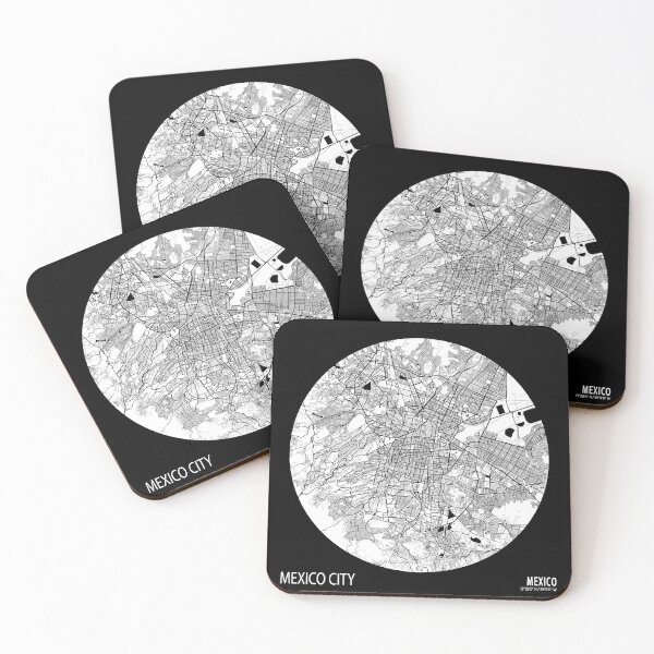 Item preview, Mexico City Map - Full Moon designed and sold by deMAP.