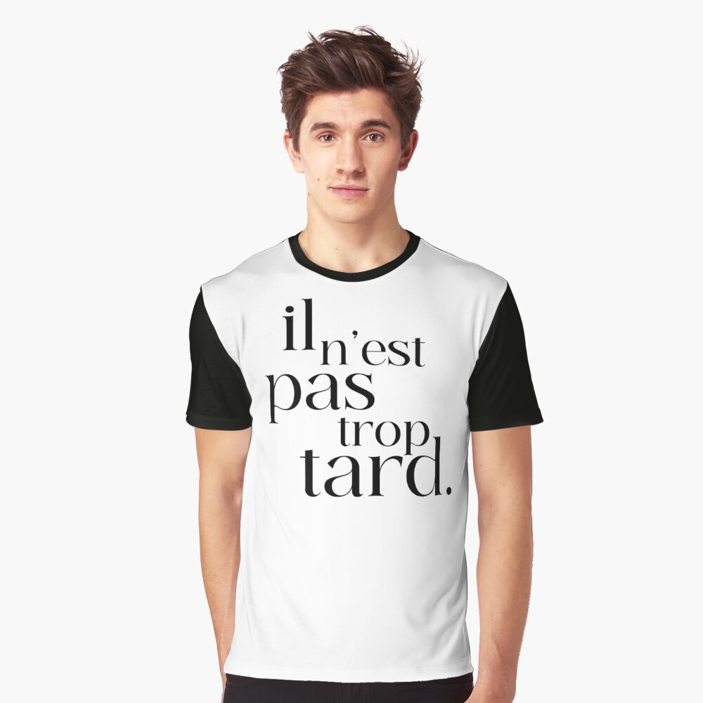 Aperçu de l'œuvre T-shirt graphique créée et vendue par enFRANCAISsvp.