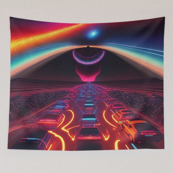 Item preview, Car Synthwave, neon, futurist, kids, game, children, future designed and sold by Cyber Kids.