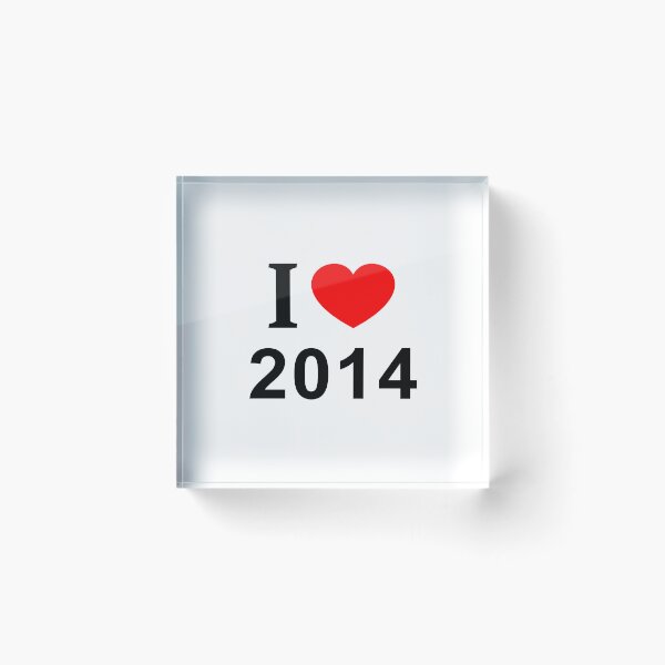 Item preview, I ❤️ 2014 I LOVE 2014 I HEART 2014 designed and sold by usernamenaijan.