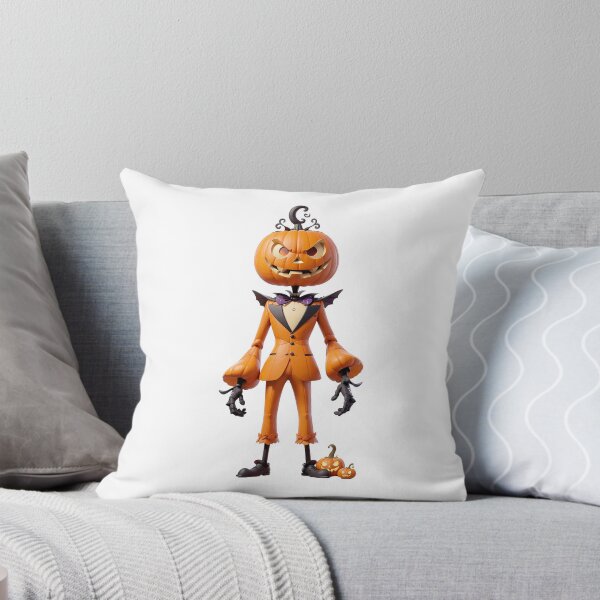 Item preview, Halloween Cartoon Hexed Pumpkin King designed and sold by cArtToonShop.