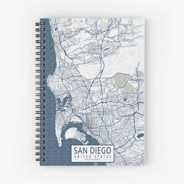 Item preview, San Diego City Map of California, USA - Coastal designed and sold by deMAP.