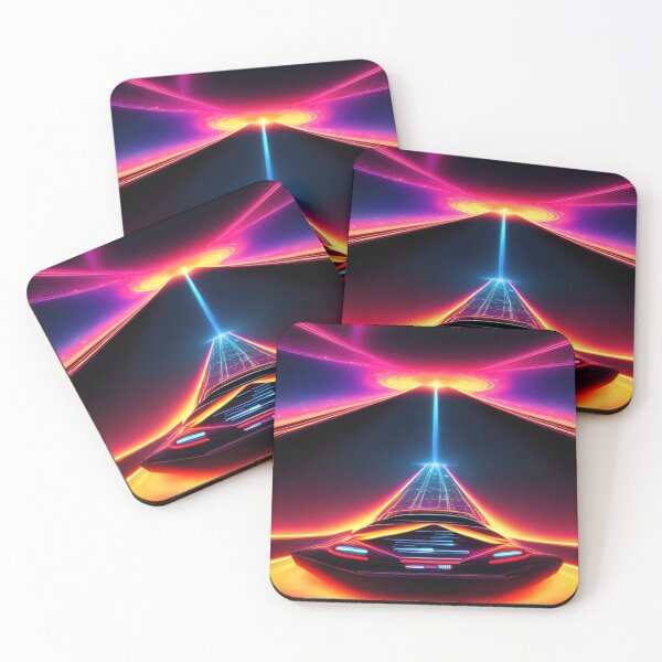 Item preview, Car Synthwave, neon, futurist, kids, game, children, future designed and sold by Cyber Kids.