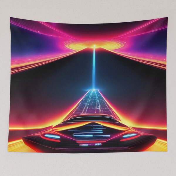 Item preview, Car Synthwave, neon, futurist, kids, game, children, future designed and sold by Cyber Kids.