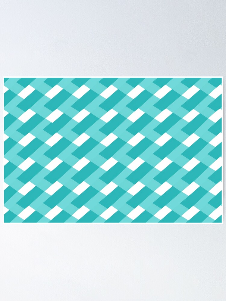 Thumbnail 1 of 3, Poster, Houndstooth Pattern designed and sold by SideSignal.