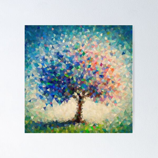 Item preview, Pixel tree designed and sold by blackwhiteblue.