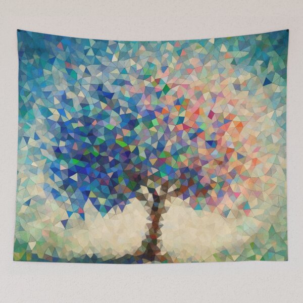 Item preview, Pixel tree designed and sold by blackwhiteblue.