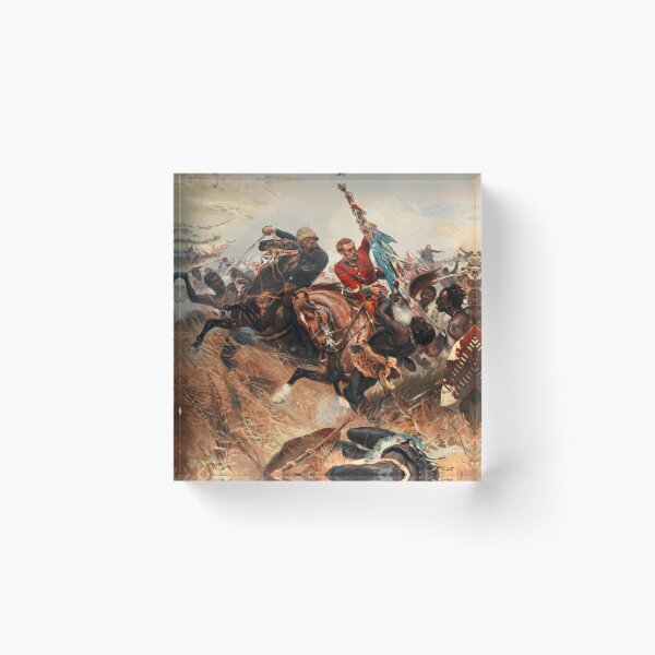 Item preview, Lt. Melville & Coghill's Retreat From Isandlwana | Painting designed and sold by ZuluOfficialYT.