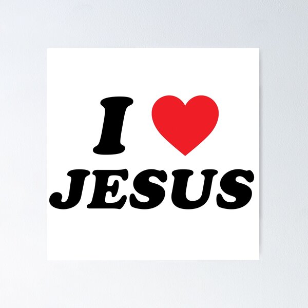 Item preview, I love Jesus (2) designed and sold by Seelenretter.