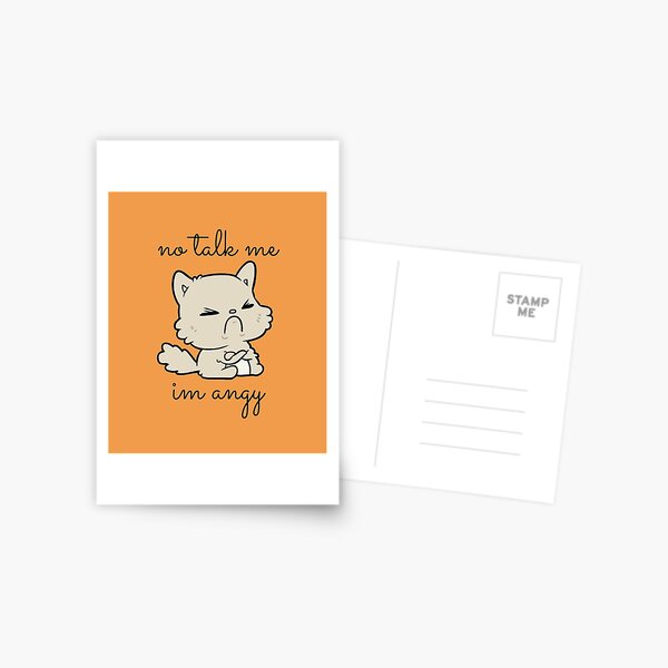 Item preview, No talk me im angy designed and sold by Snifferius.