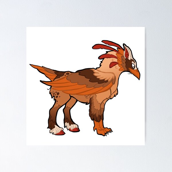 Item preview, Autumn Hippogriff designed and sold by mossmenagerie.