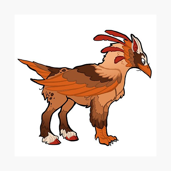 Item preview, Autumn Hippogriff designed and sold by mossmenagerie.
