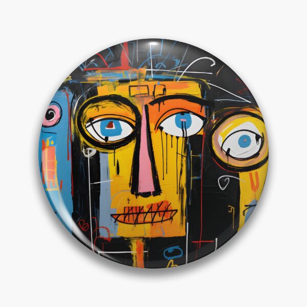 Item preview, Abstract Fusion Trio - Surreal AI Portraits: Blend of Graffiti-Inspired Strokes and Avant-Garde Spirit designed and sold by OlfactoART Studio.
