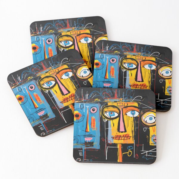 Item preview, Abstract Fusion Trio - Surreal AI Portraits: Blend of Graffiti-Inspired Strokes and Avant-Garde Spirit designed and sold by OlfactoART Studio.