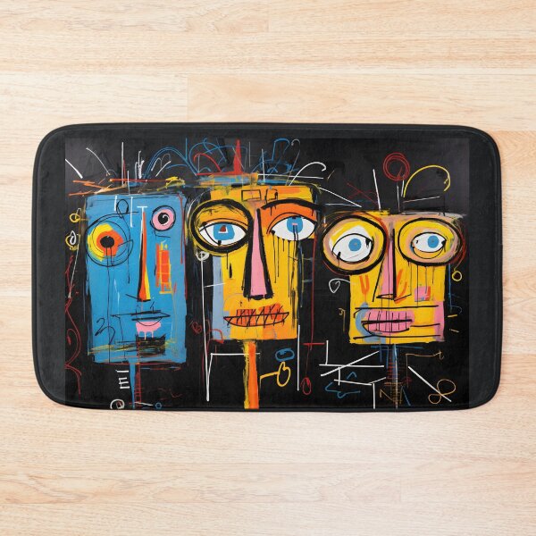 Item preview, Abstract Fusion Trio - Surreal AI Portraits: Blend of Graffiti-Inspired Strokes and Avant-Garde Spirit designed and sold by OlfactoART Studio.