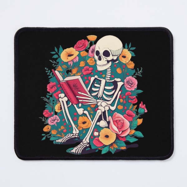 Item preview, Skeleton reading a book designed and sold by TrendyPalette.