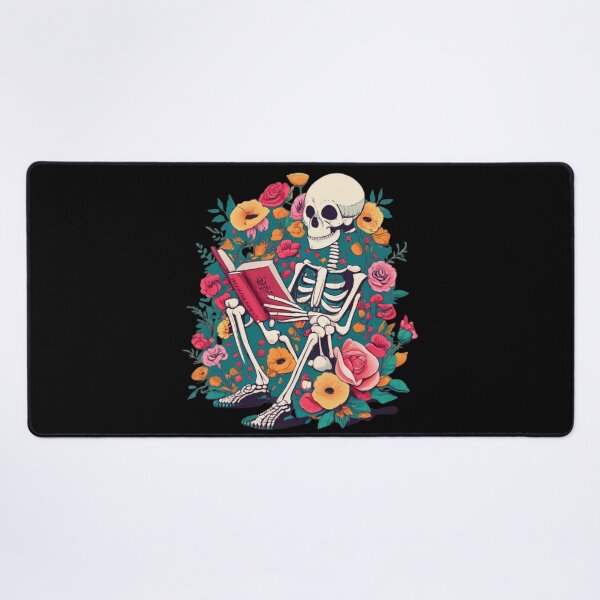 Item preview, Skeleton reading a book designed and sold by TrendyPalette.