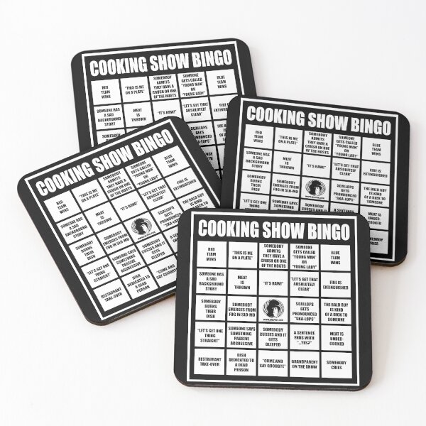 Item preview, "Cooking Show Bingo!" designed and sold by PAUL SPRINGER.