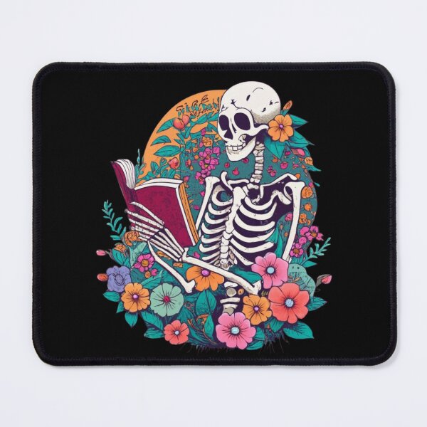 Item preview, Skeleton reading a book designed and sold by TrendyPalette.
