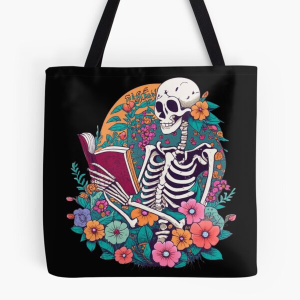 Item preview, Skeleton reading a book designed and sold by TrendyPalette.