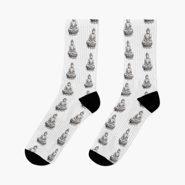 Item preview, Buddha Black White, art 3D statue , Buddhist symbol, home decoration designed and sold by MartynGrey.