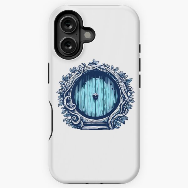 Item preview, A Blue Round Door - Halfling Home - Fantasy designed and sold by Fenay Designs.