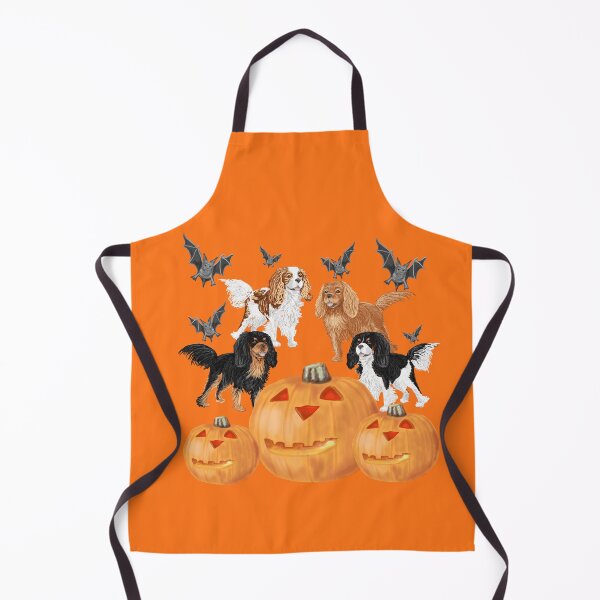Item preview, Halloween Cavalier King Charles Spaniels designed and sold by barksandsqueaks.