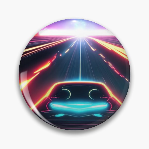 Item preview, Car Synthwave, neon, futurist, kids, game, children, future designed and sold by Cyber Kids.