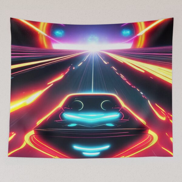 Item preview, Car Synthwave, neon, futurist, kids, game, children, future designed and sold by Cyber Kids.
