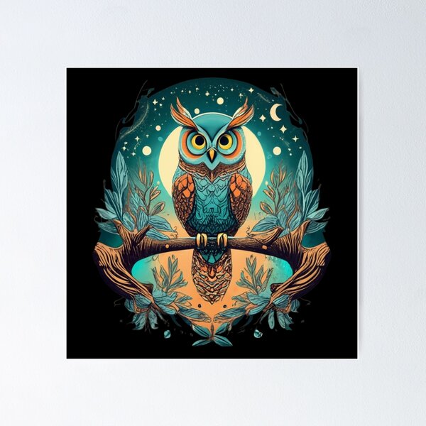 Artikelvorschau, Night owl entworfen und verkauft von TrendyPalette.