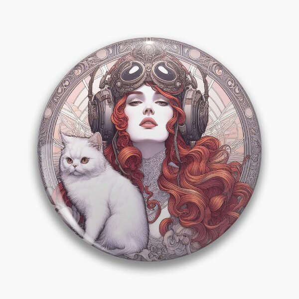 Item preview, Girl and white cat n.13 designed and sold by Carnisch.