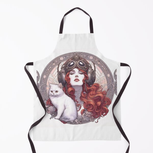 Item preview, Girl and white cat n.13 designed and sold by Carnisch.