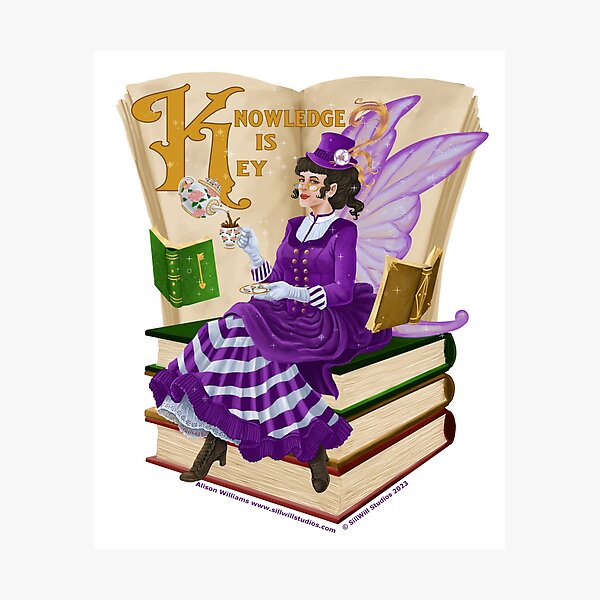 Item preview, The Legendary Librarian knows a spell or two designed and sold by SillWillStudios.