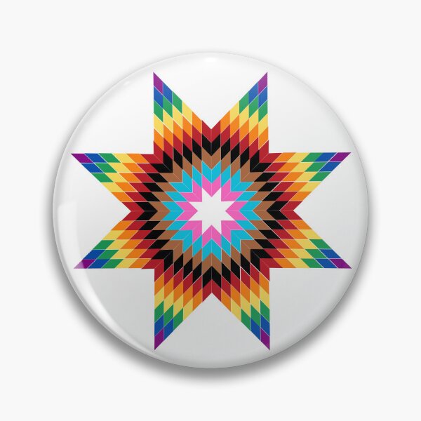 Item preview, Indigiqueer Star Quilt designed and sold by Jamesmpatnaude1.