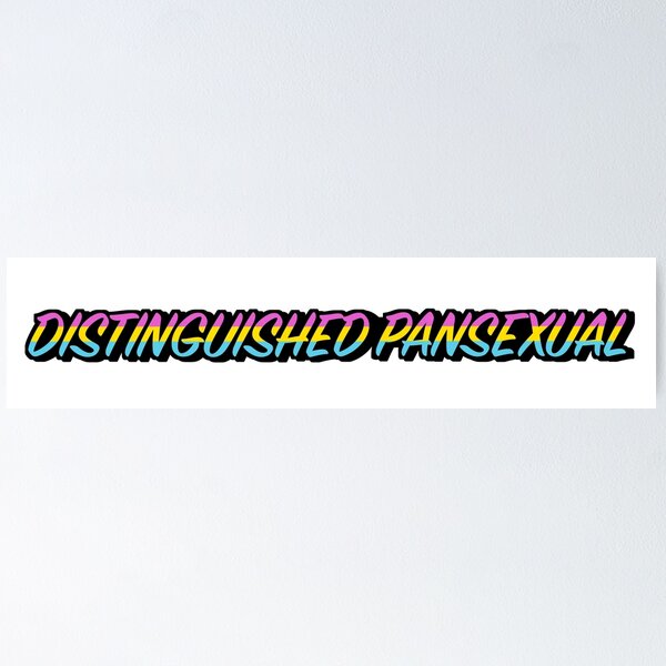 Item preview, Distinguished Pansexual designed and sold by kat-karus.