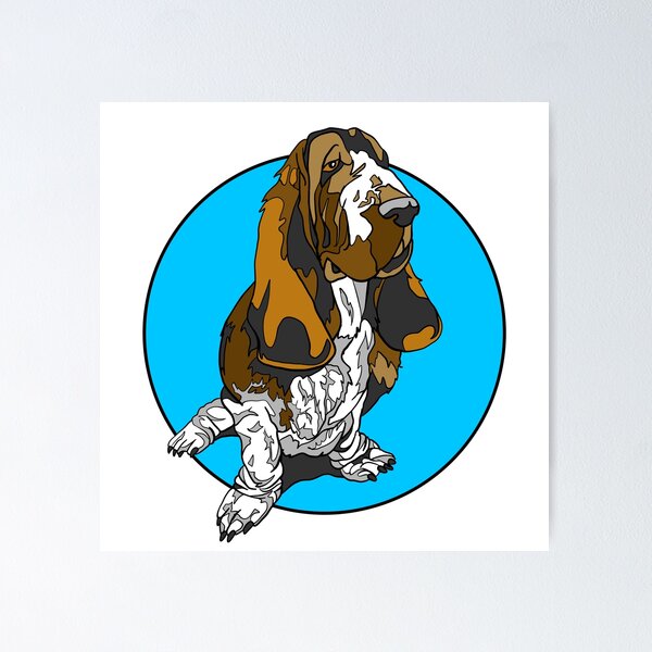 Item preview, Basset Hound | Gift for Basset Hound Lover designed and sold by Marian Murdoch.
