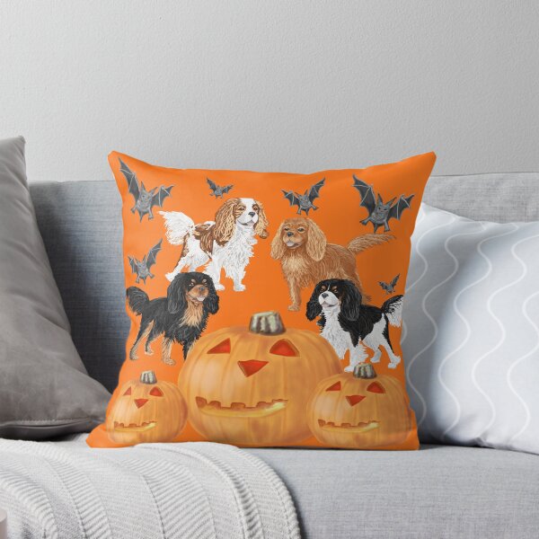 Item preview, Halloween Cavalier King Charles Spaniels designed and sold by barksandsqueaks.