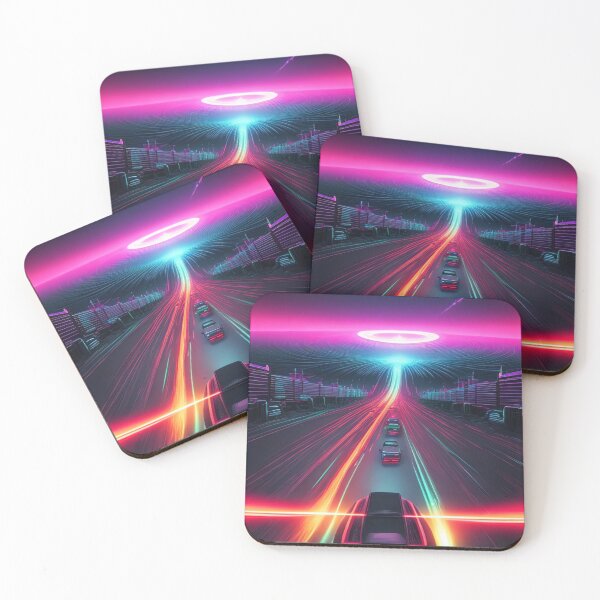 Item preview, Car Synthwave, neon, futurist, kids, game, children, future designed and sold by Cyber Kids.