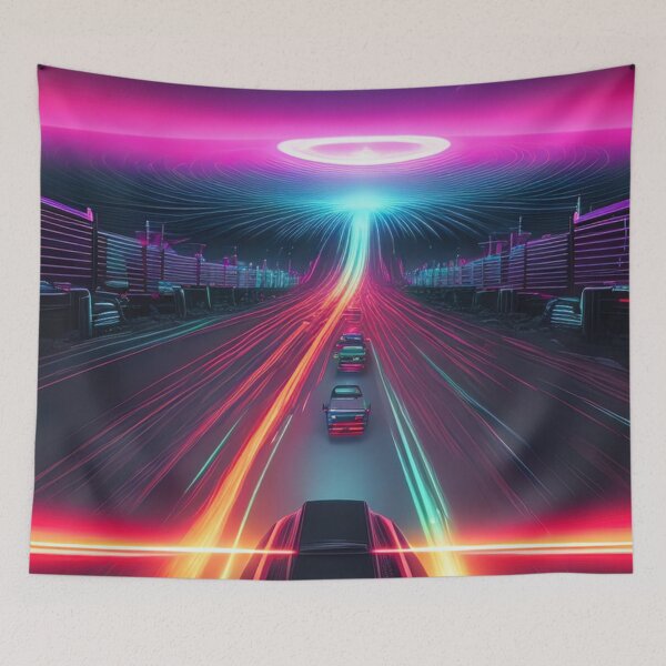 Item preview, Car Synthwave, neon, futurist, kids, game, children, future designed and sold by Cyber Kids.