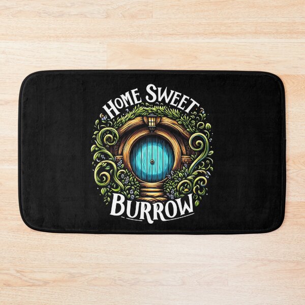 Item preview, Home Sweet Burrow - Blue Halfling Home - Fantasy designed and sold by Fenay Designs.