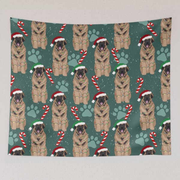 Item preview, Christmas Leonberger Santa designed and sold by KantstandyaC.