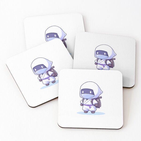 Item preview, Kawaii Ninja Bliss: Lilac & White Warrior designed and sold by Tincanninja.
