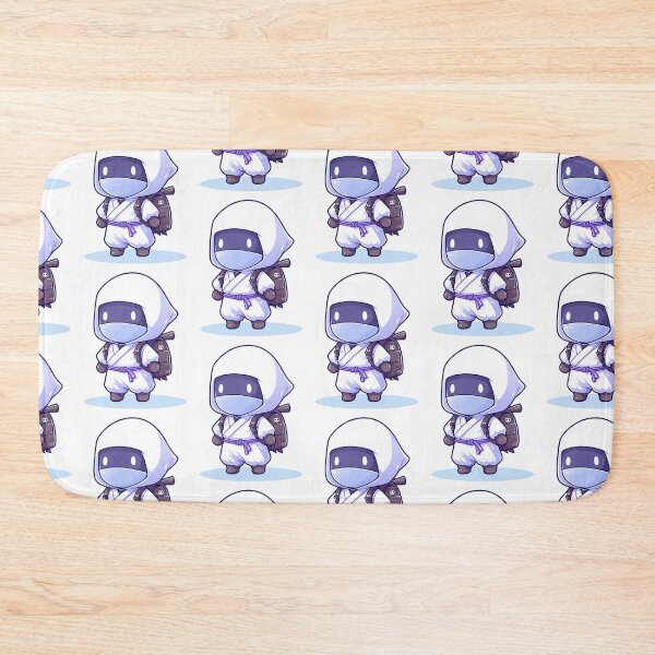 Item preview, Kawaii Ninja Bliss: Lilac & White Warrior designed and sold by Tincanninja.