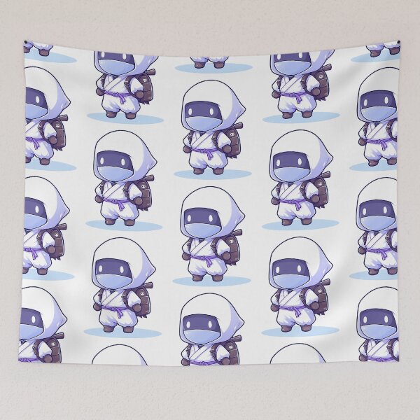 Item preview, Kawaii Ninja Bliss: Lilac & White Warrior designed and sold by Tincanninja.
