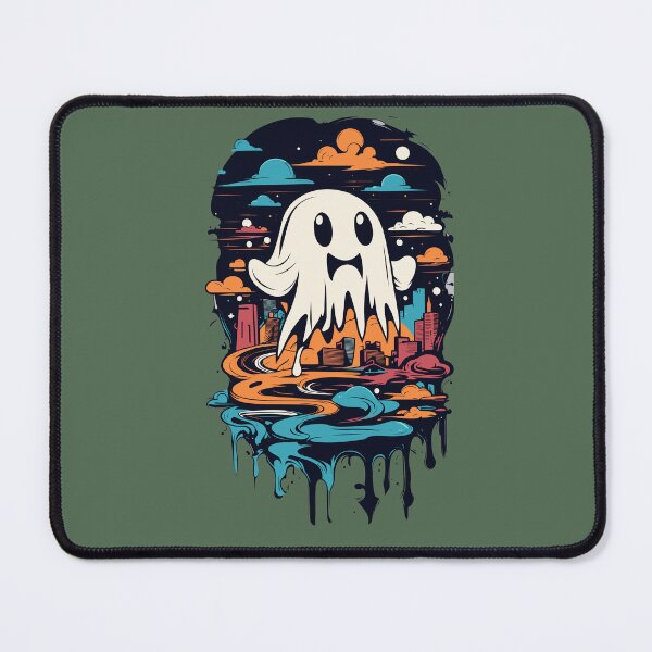 Item preview, Funny Halloween Boo Ghost in The City designed and sold by GENESIS-POD.