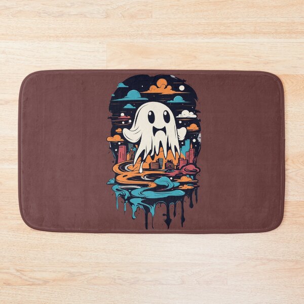 Item preview, Funny Halloween Boo Ghost in The City designed and sold by GENESIS-POD.